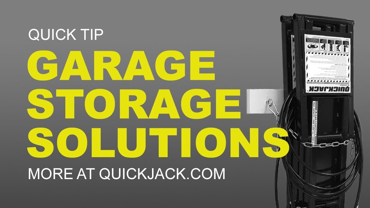 How To Store Your Shiny New QuickJack