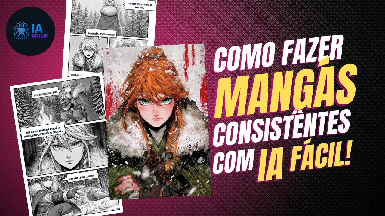 COMO CRIAR MANGÁ COM IA! (Personagens Consistentes e Fácil) ✍️