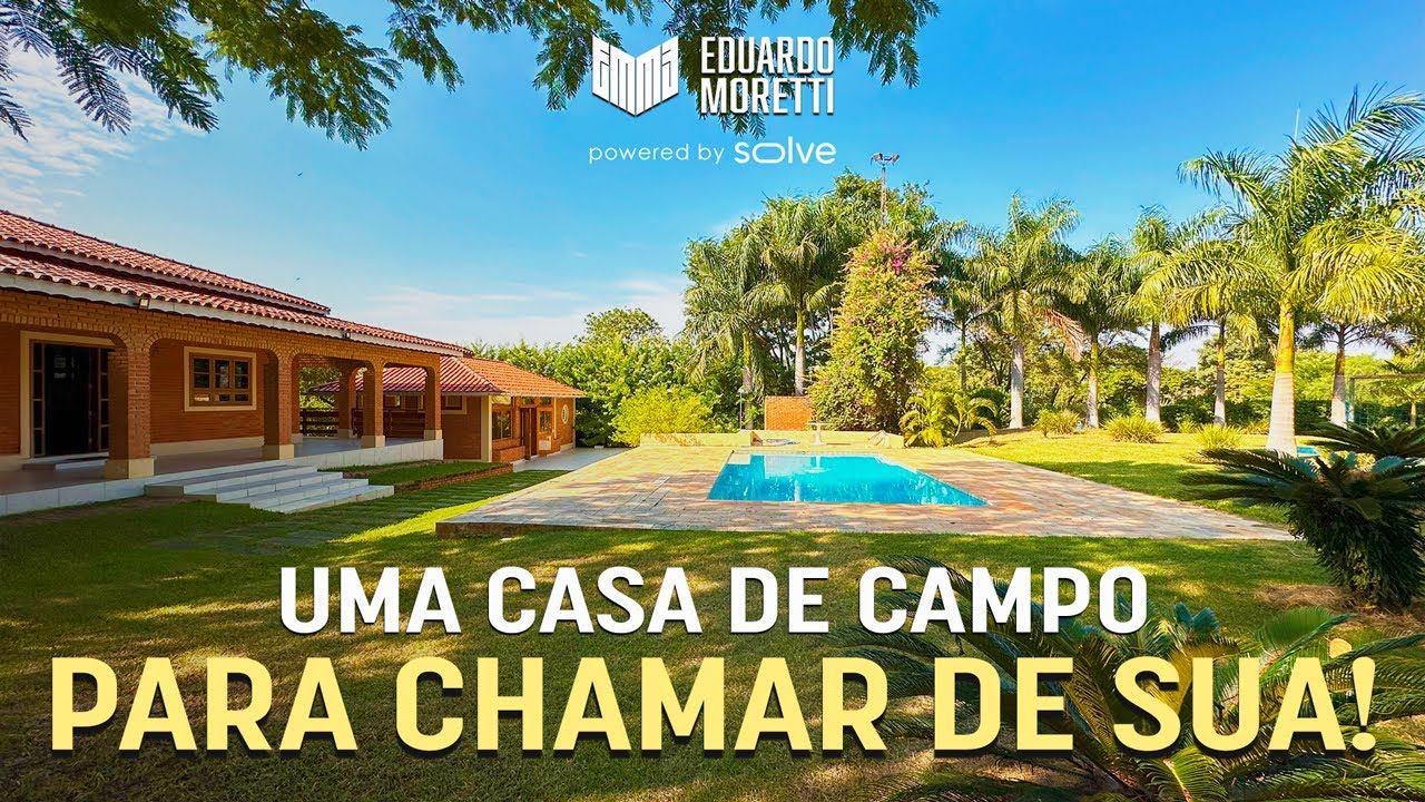 ESSA AQUI É A CHÁCARA DOS SEUS SONHOS! | À venda em Indaiatuba, SP (Eduardo Moretti)