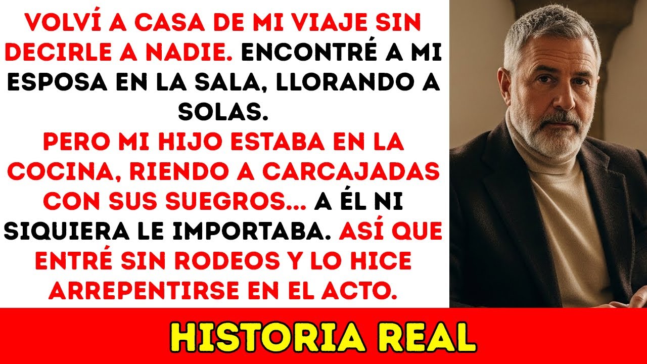 Llegué A Casa Temprano Y Mi Esposa Lloraba, ¡Pero Mi Hijo Se Reía Con Los Suegros! ...Historia Real