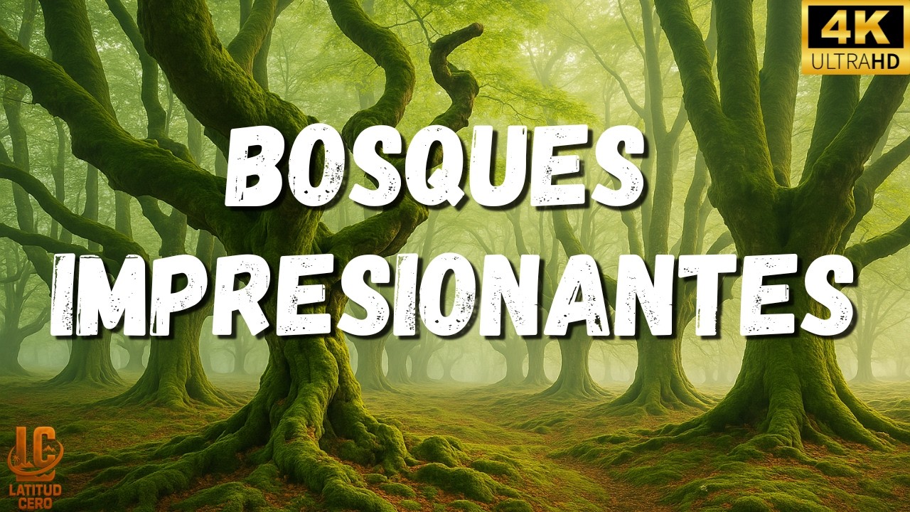 LOS BOSQUES MAS IMPRESIONANTES DE LA TIERRA  4K.