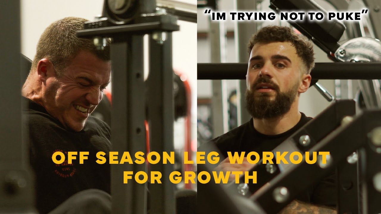 Killer Leg Day with IFBB Pros Vaughn Walker And Brett Wilkin | New Year Goals
