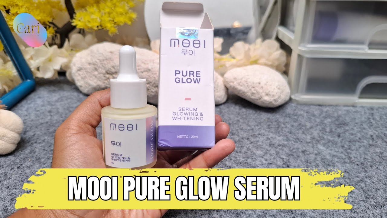 MOOI Pure Glow Serum | Serum Niacinamide + Alpha Arbutin Bikin Wajah Cerah