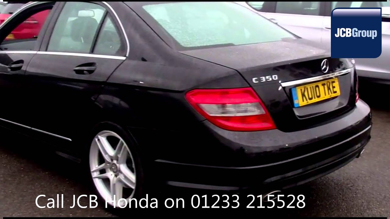 2010 Mercedes-Benz C Class C350 CDI SPORT 3l Black Metallic KU10TKE for sale at JCB Honda