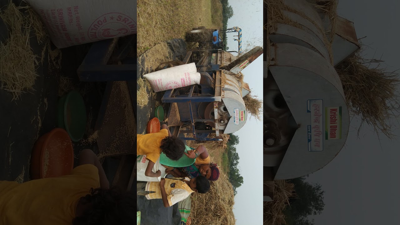 Sonalika Tractor with Krushidhan Malticrope Thresher