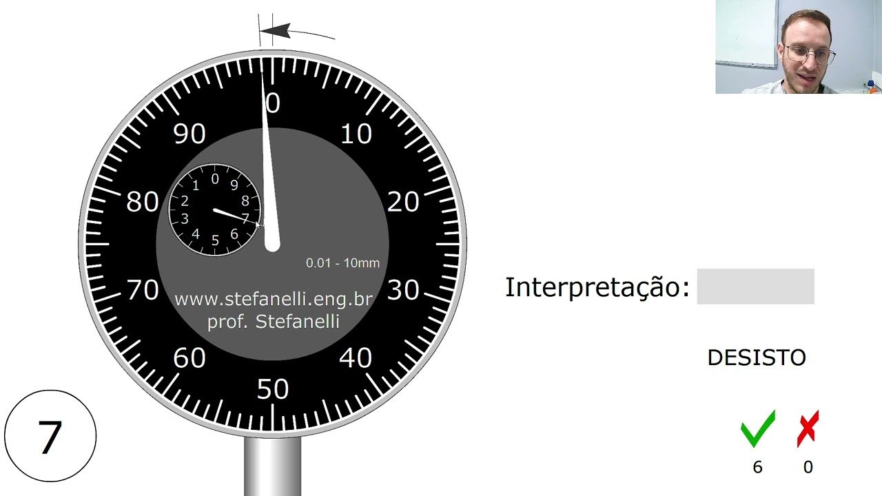Relógio Comparador - Leitura de Medição