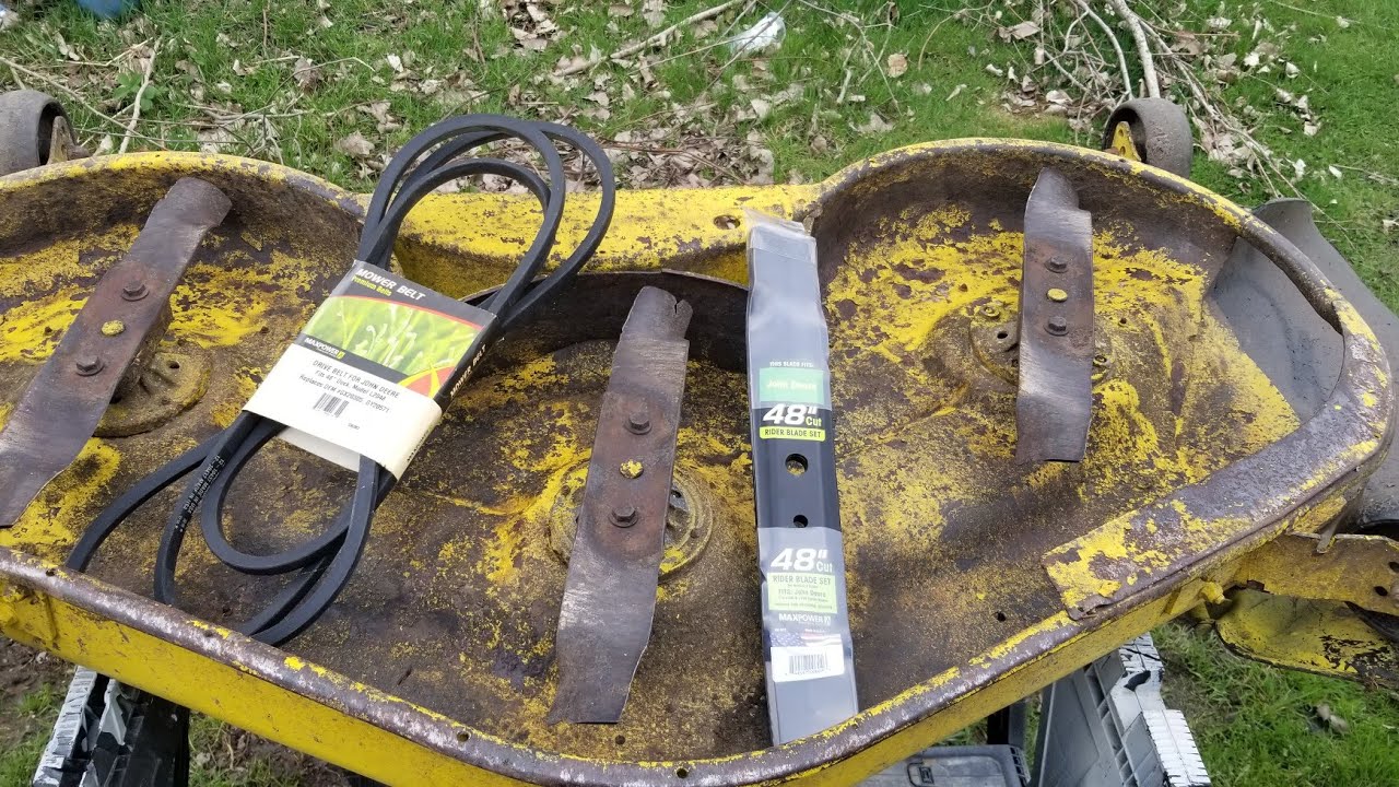John deere L120 deck rebuild