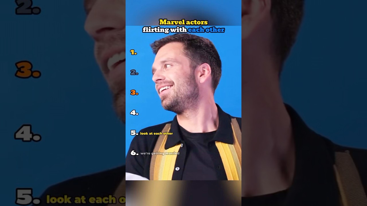 Marvel actors flirting with each other#MarvelCasts #Marvel #Funny #Iconic