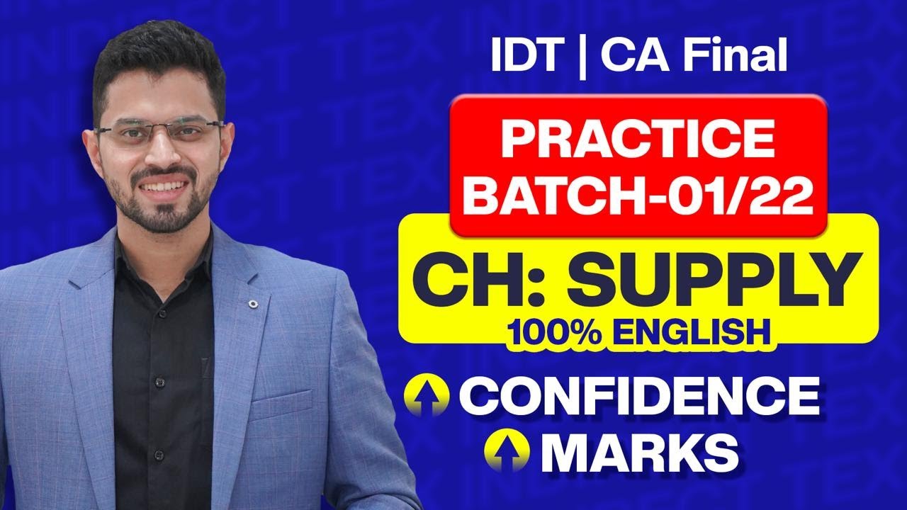 Day 1 - ENGLISH Practice Batch - CA Final IDT | Jan'26 Exam | CA Siddhesh Valimbe