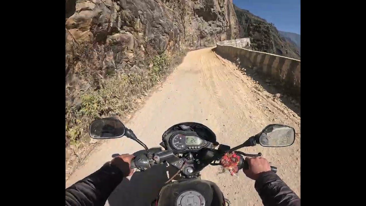 Testing GoPro Hero 12 on Nepal Hilly Roads | Real POV Ride 🇳🇵🏍️