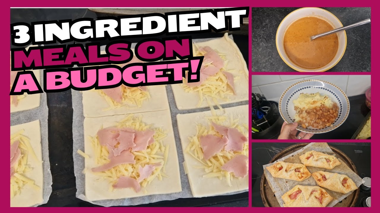 3 Ingredient Meals on a Budget #budgetfriendly #frugalliving