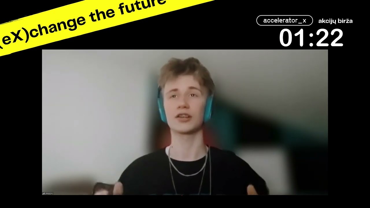 #ACCELERATOR_X JAUNŲJŲ BENDROVIŲ AKCIJŲ BIRŽA 2022 | Jaunoji bendrovė Freezy