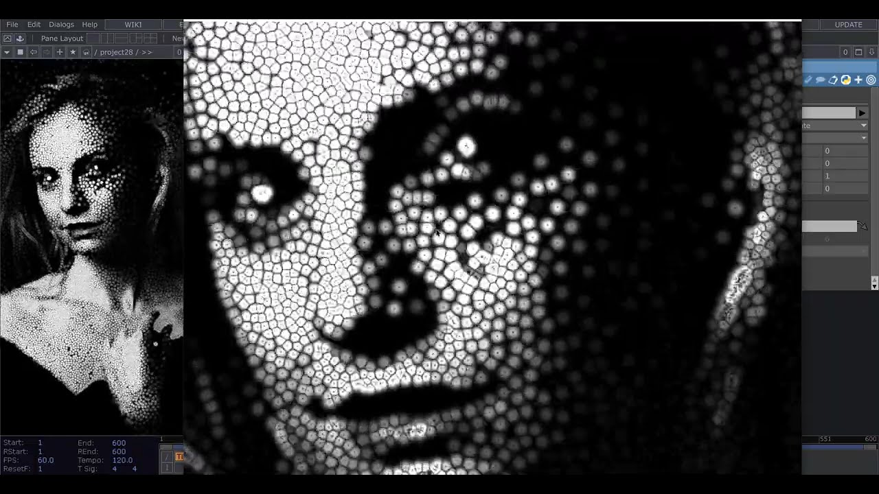 TouchDesigner - 细胞分裂