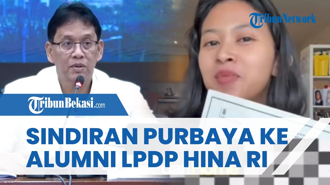 SINDIRAN Purbaya ke Alumni LPDP yang Hina Negara dan Ogah Anaknya Jadi WNI: 20 Tahun Lagi Menyesal