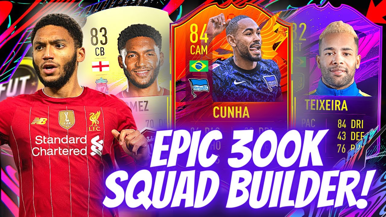 *EPIC* 300K TEAM FIFA 21 (Get More FUT Champs Wins)! | FIFA 21 300K SQUAD BUILDER!