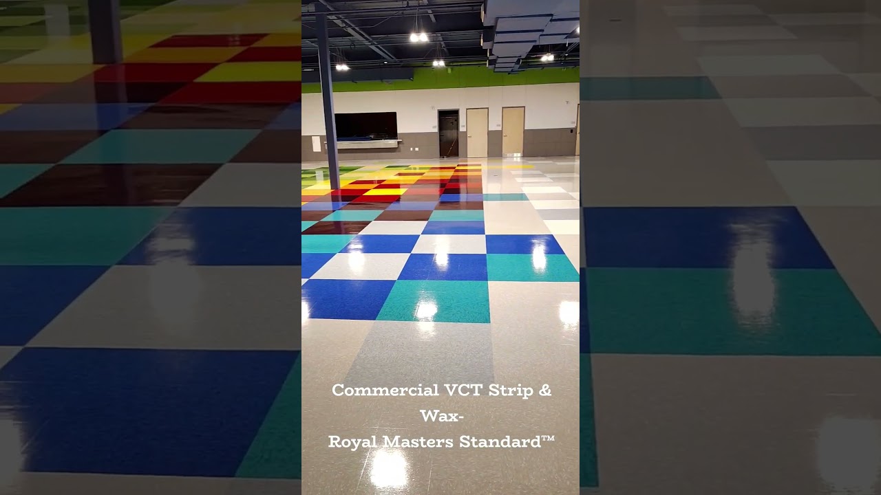 Commercial VCT Strip & Wax | Professional Floor Care