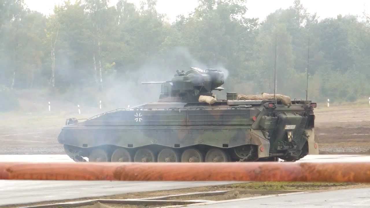 SPZ Marder 1 A3 MG Feuersto&szlig; und PzAbwLFK Milan Aufr&uuml;stung (IL&Uuml; 2012) [HD]