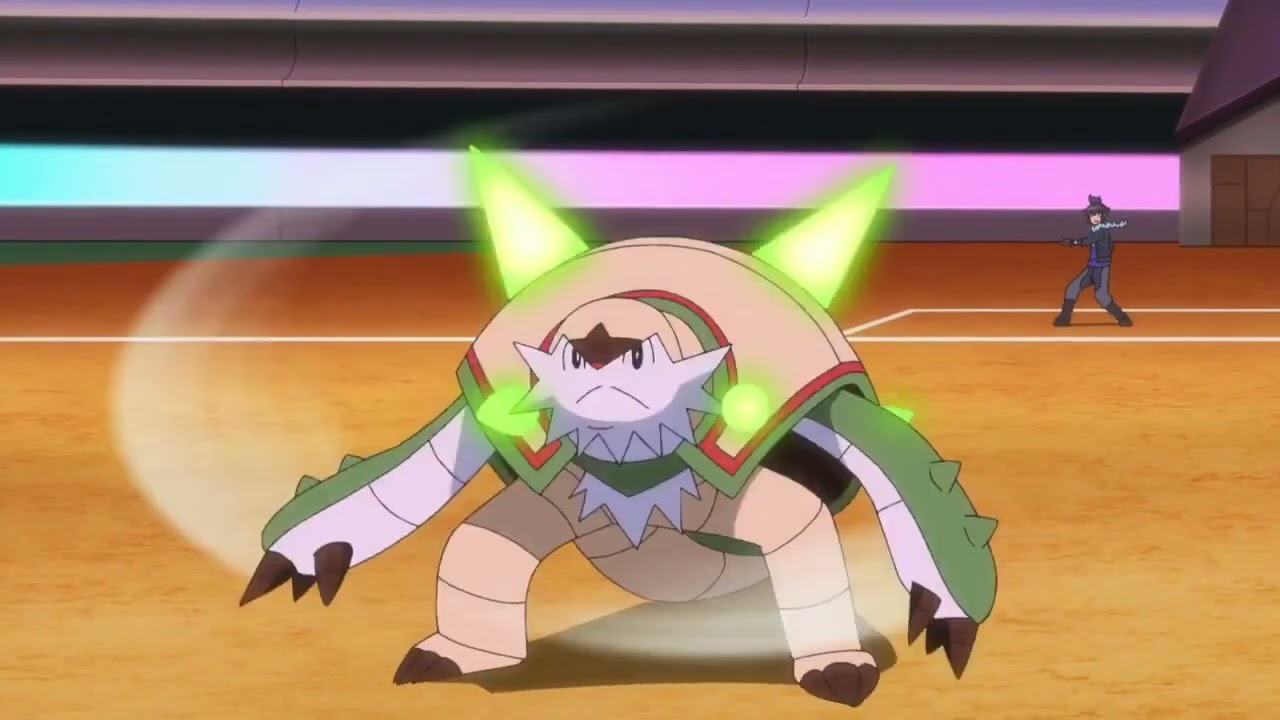 Pokemon Journeys - Gigantamax Rillaboom vs Chesnaught S