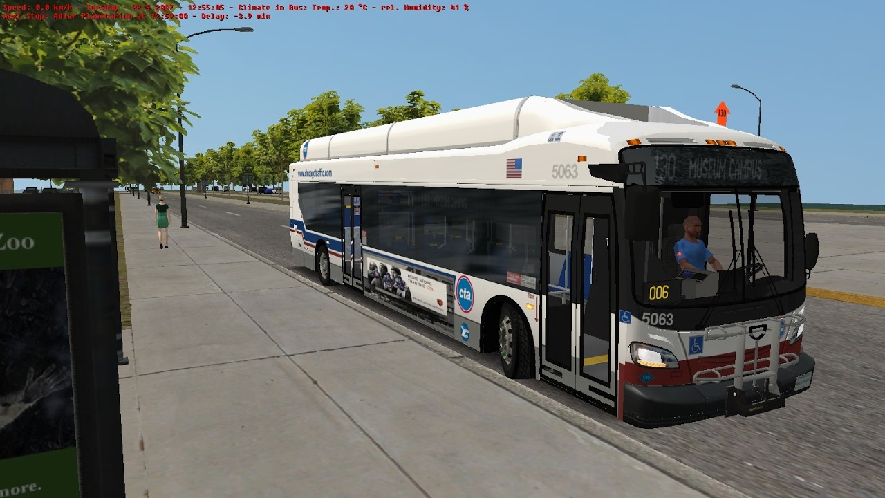 OMSI 2 - DBC_Map ROUTE 130 to  Adler Planetarium