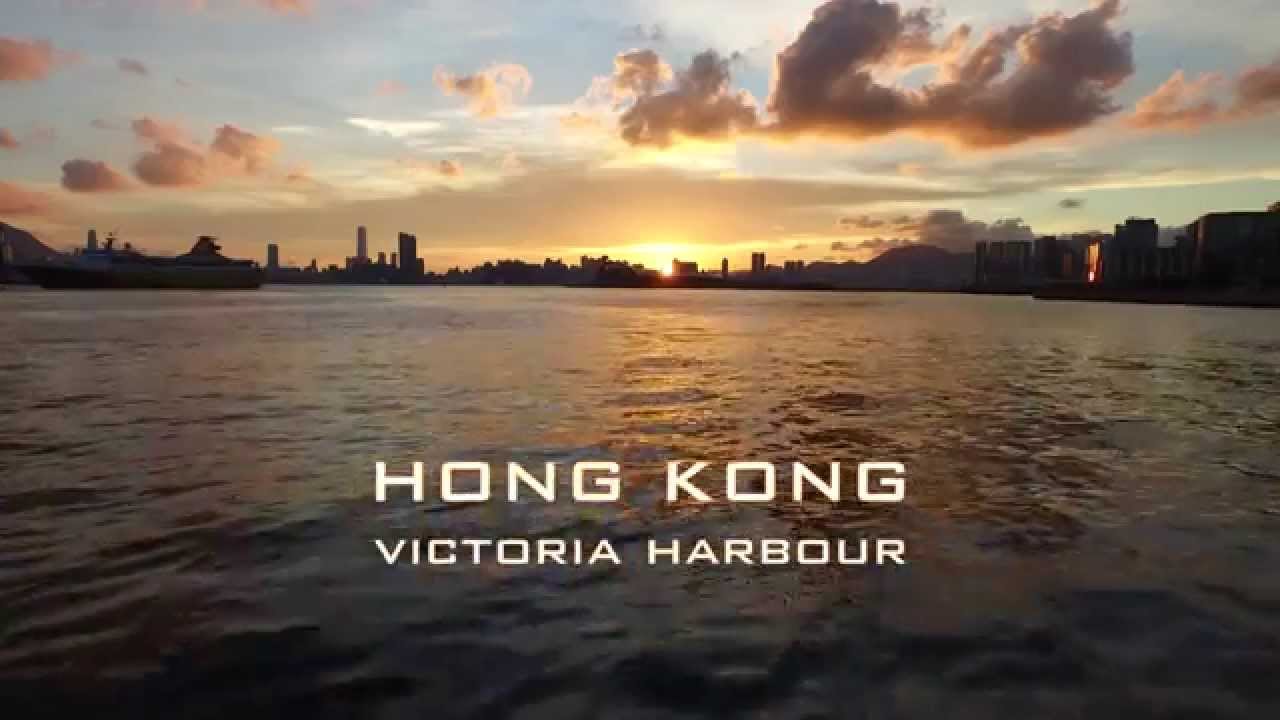 The Sign of Hong Kong - Victoria Harbour drone video in 4K 香港維多利亞港