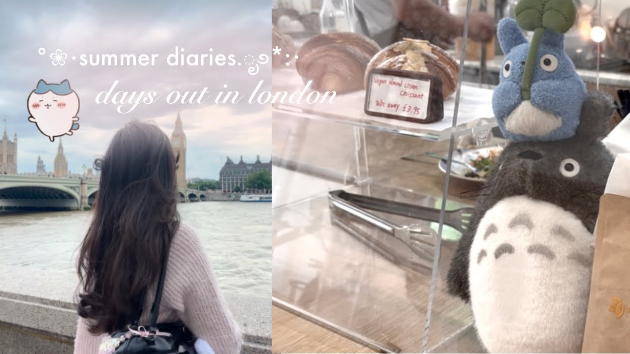 summer diaries ‎♡‧₊˚ | days out in london, japanese cafés, blind boxes, aquarium visit, etc. 
