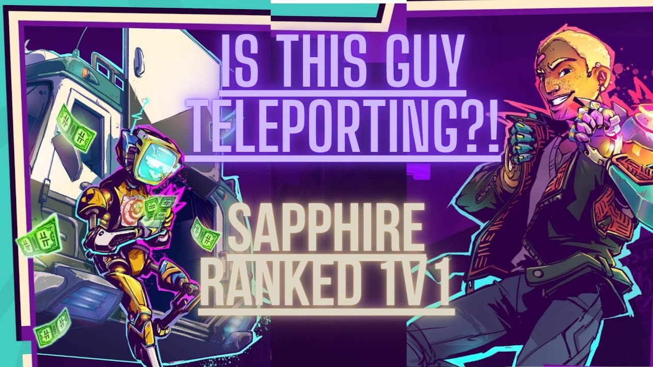 Knockout City: Sapphire Ranked 1v1 (Teleporting in Knockout?!)
