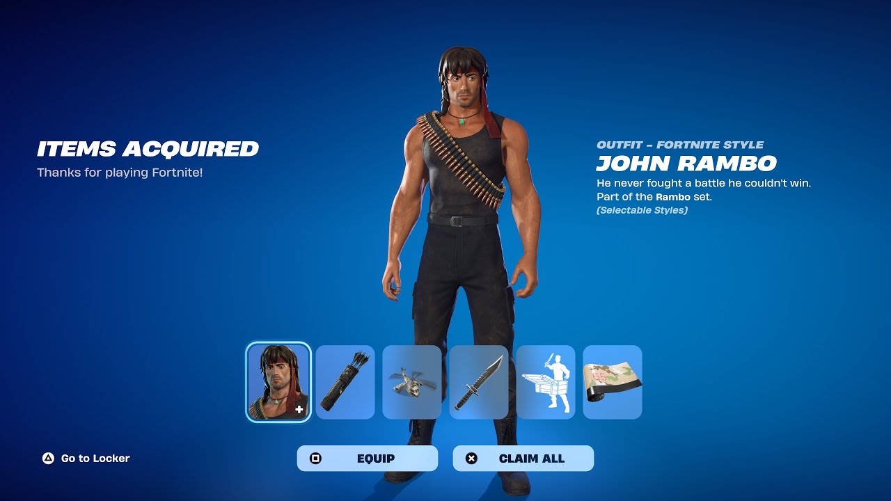 КАК ПОЛУЧИТЬ СКИН РЭМБО В FORTNITE!