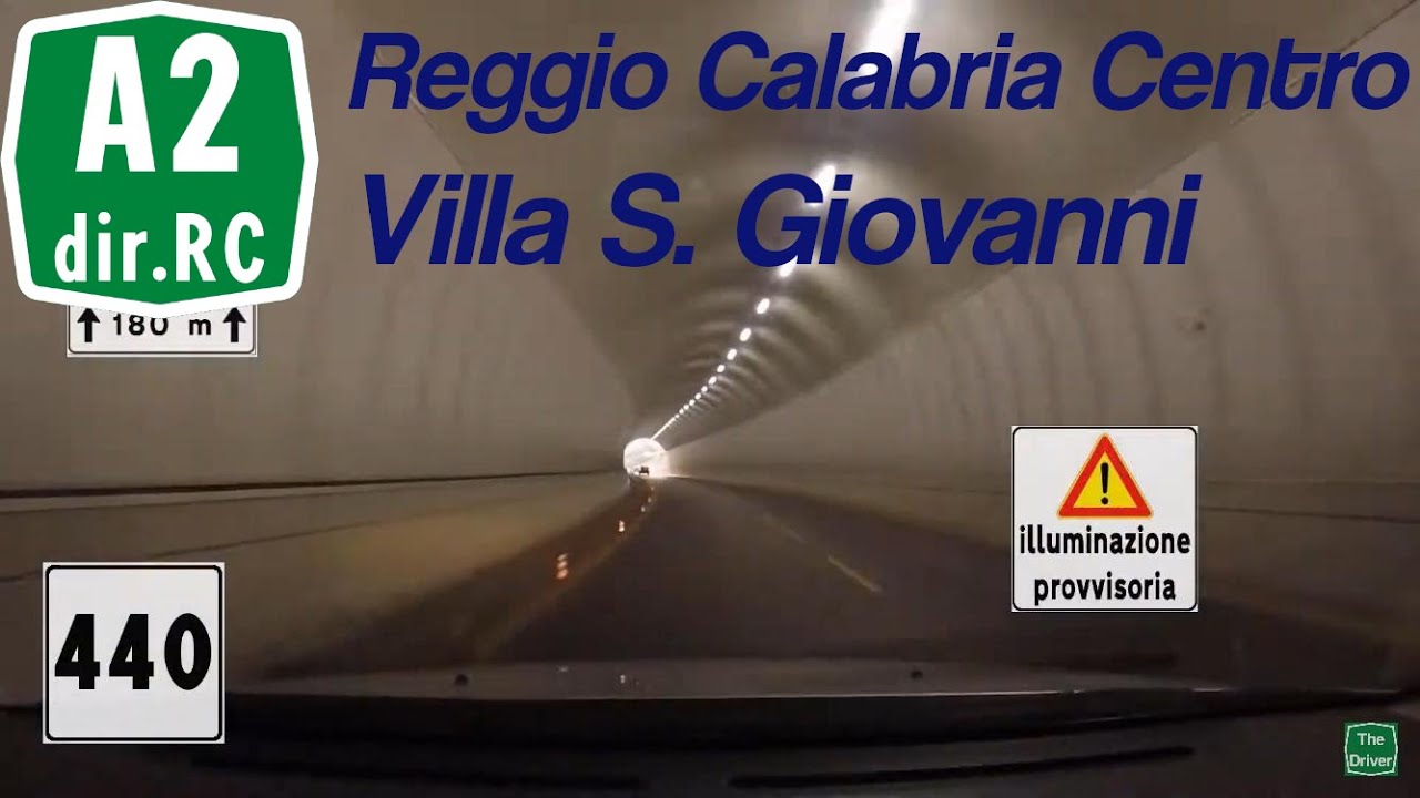 [NUOVA SERIE] I - RA4 e autostrada A2dir - Tratto Reggio Calabria Centro-AdS Villa San Giovanni est