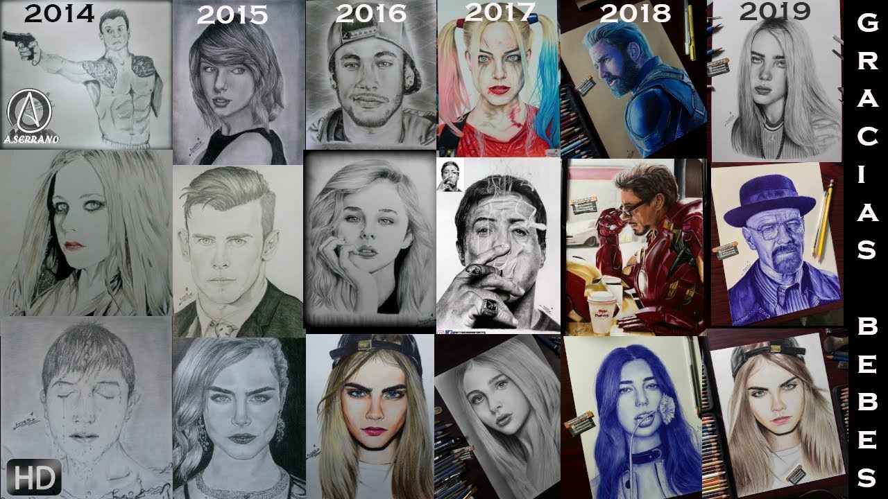 MI EVOLUCIÓN EN EL DIBUJO DESDE 