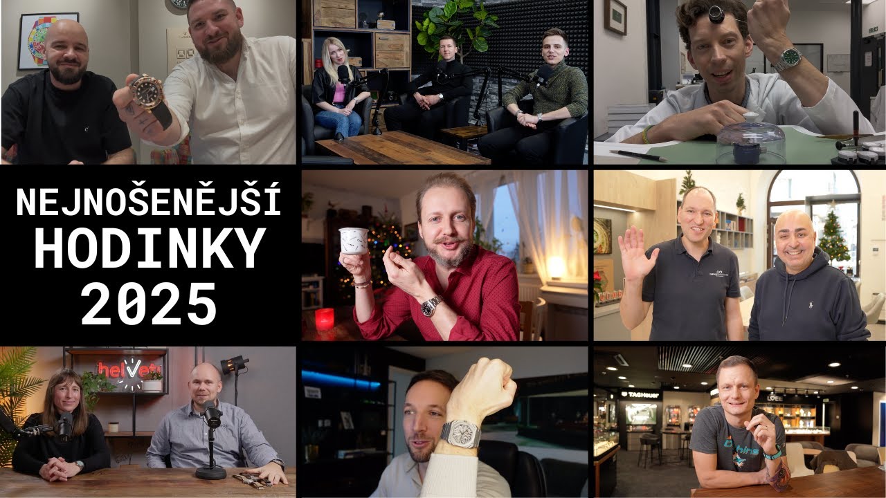 Jaké hodinky jsme v roce 2025 nosili nejčastěji?