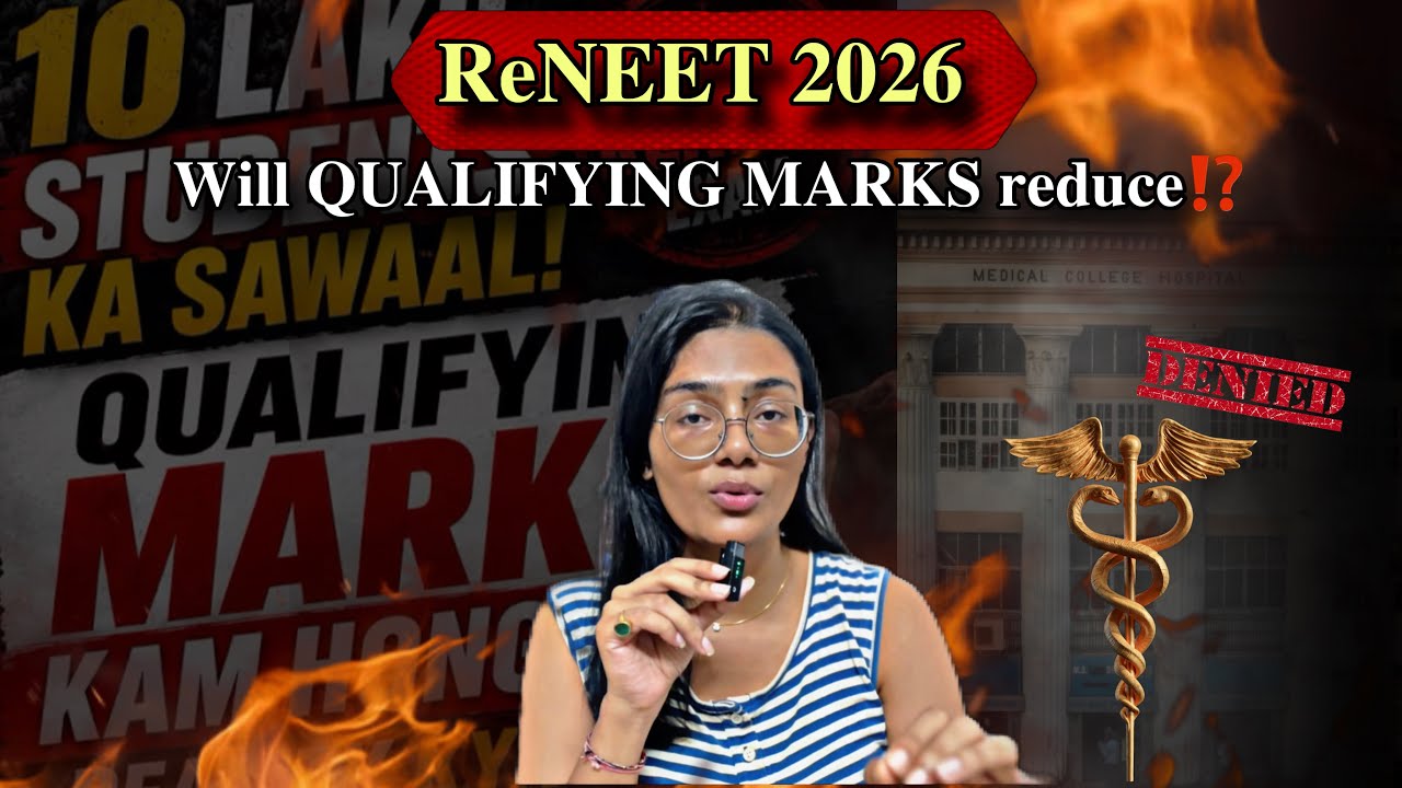 Will Re-NEET 2026 qualifying marks decrease⁉️ Harsh reality 💔 #reneet2026 #neetresult #neet2027