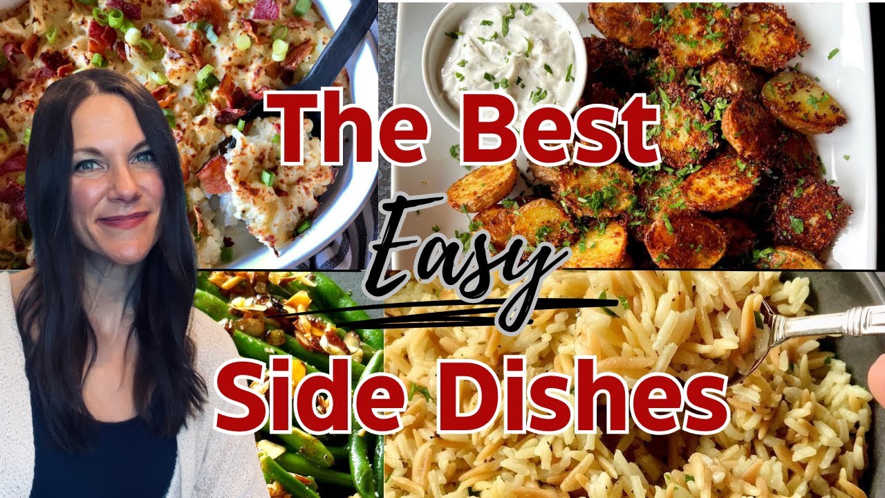 ⭐4 EASY Side Dish RECIPES | NEW and DIFFERENT best SIDE DISHES⭐