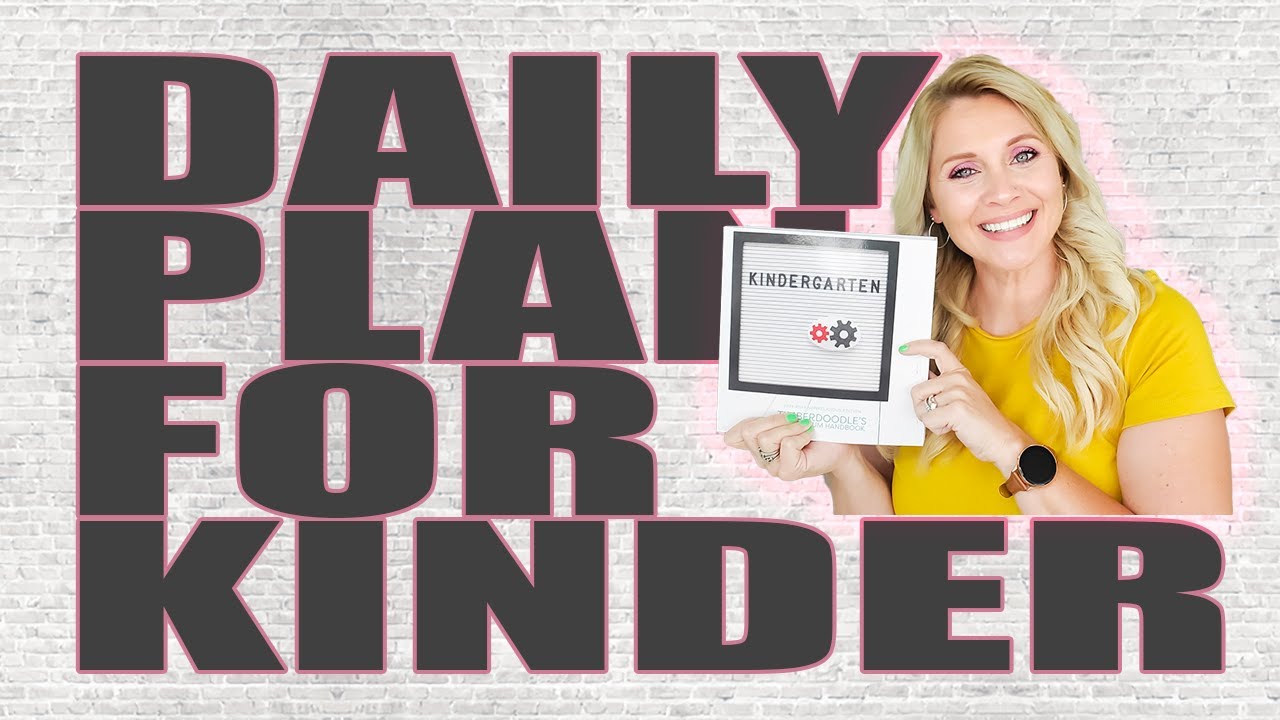DAILY PLAN FOR KINDERGARTEN | Daily Flow | Homeschool Schedule | Homeschool Curriculum 2021-2022