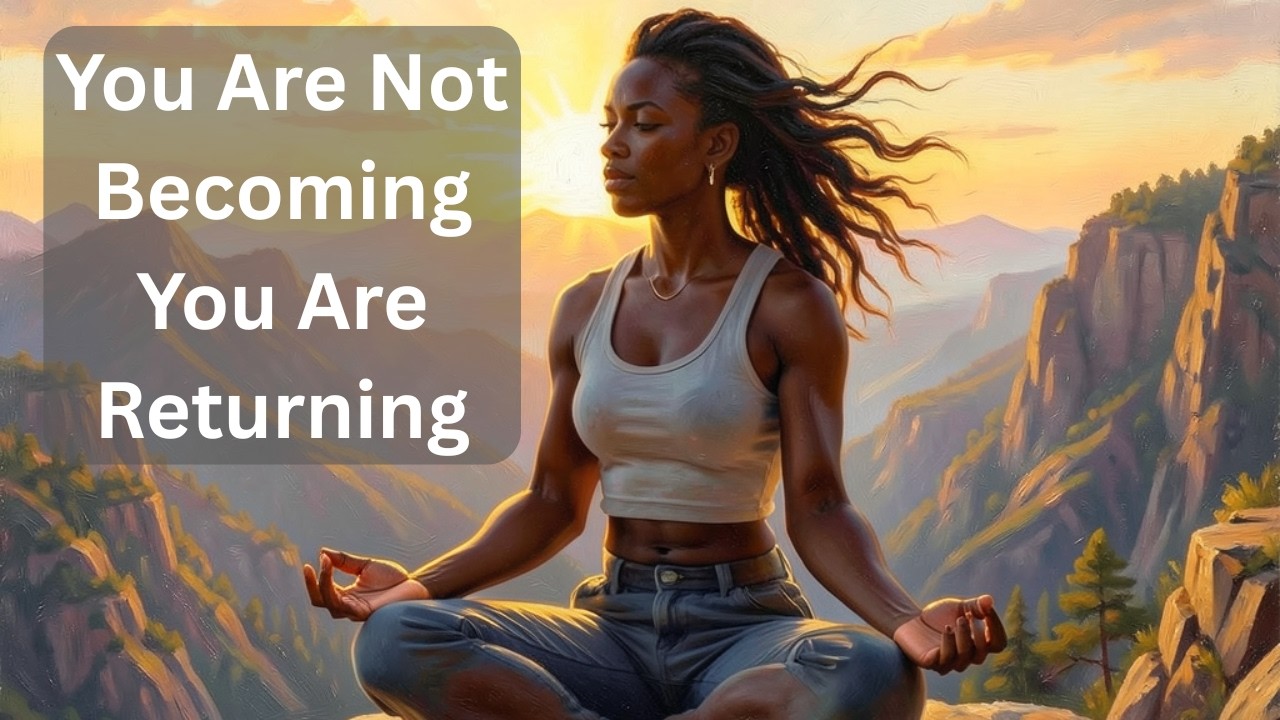 You Are Not Becoming. You Are Returning.