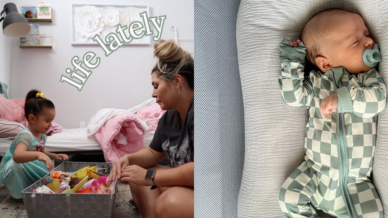 vlog with a newborn and 4 year old