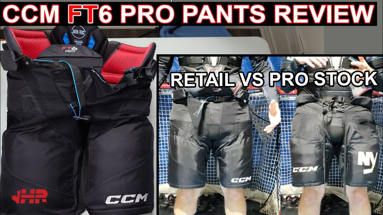 CCM Jetspeed FT6 Pro hockey pants review & Pro Stock comparison
