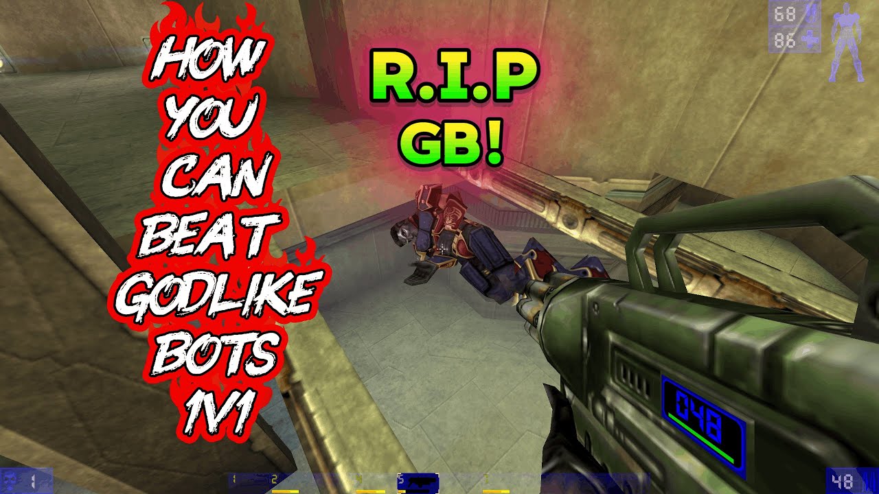 How You can Beat Godlike Bots 1v1!!