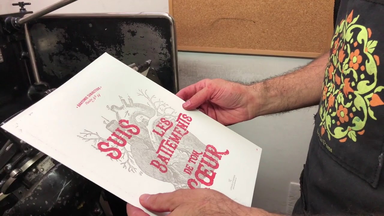 Atelier Letterpress : Printing Subjective Anatomy