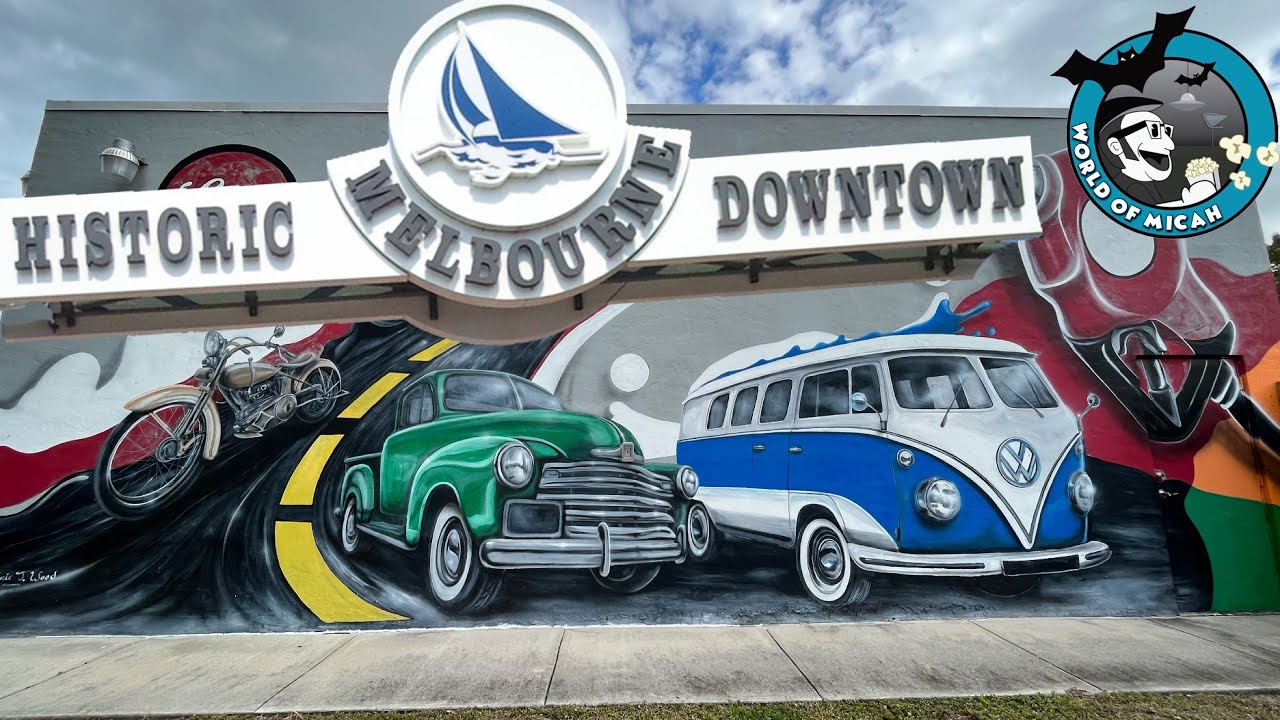 HISTORIC MELBOURNE, FLORIDA | Downtown Tour, Mustards Famous Hot Dogs & More!