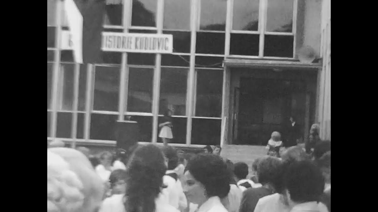 Otevření kulturního domu v Kudlovicích 30. června 1973