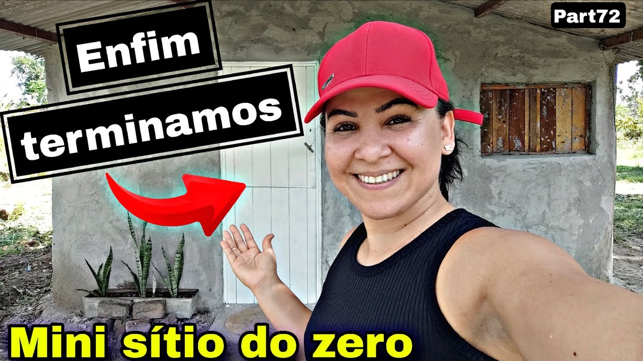 TERMINAMOS O REBOCO DA NOSSA CASINHA DE TAIPA/RECICLAMOS PNEUS VELHOS COMO VASOS PARA AS FRUTÍFERAS 