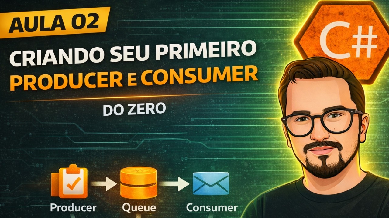 RabbitMQ com C# - #02 – Criando Seu Primeiro Producer e Consumer do Zero