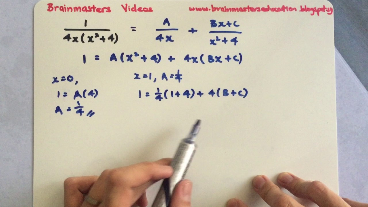 Partial Fractions - Type 3