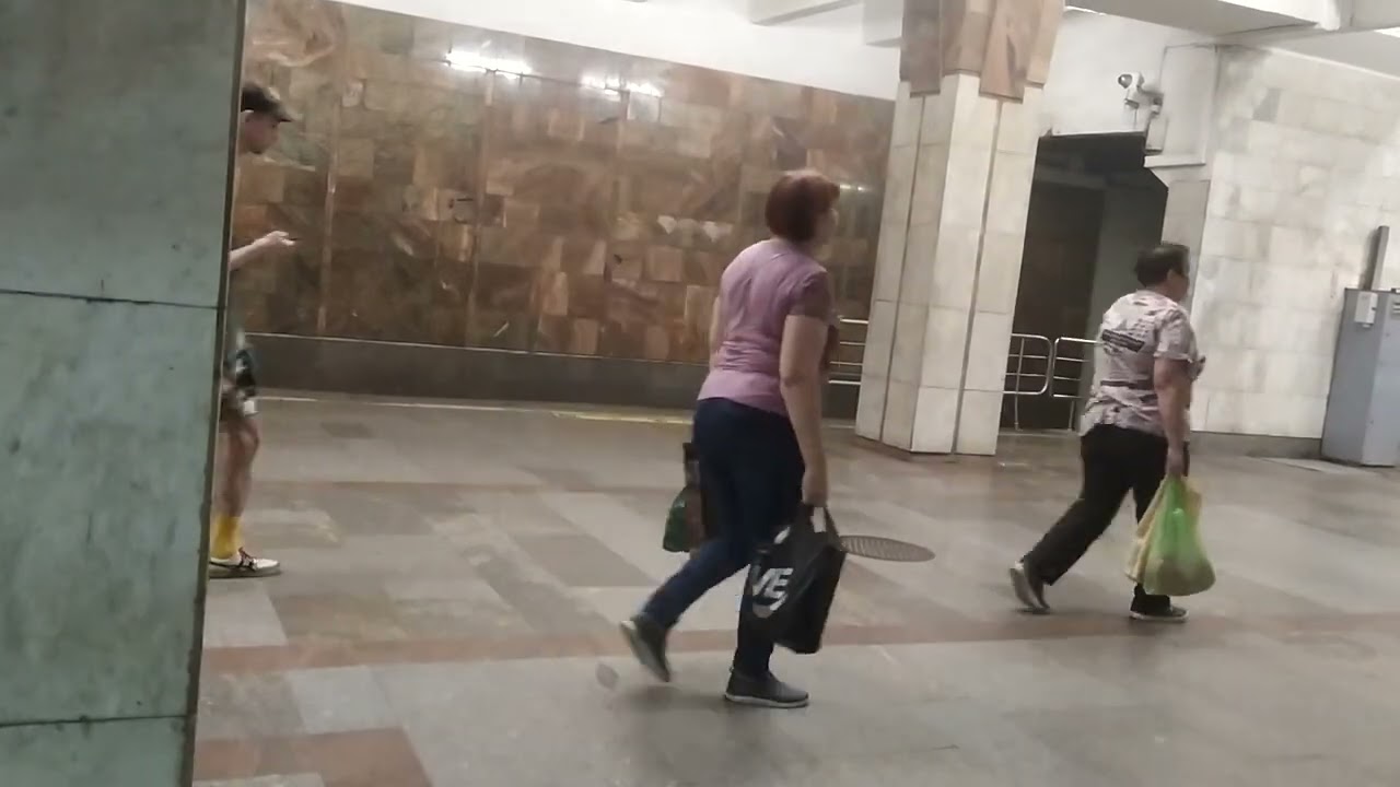 Новосибирский метрополитен, Ленинская линия, перегон Заельцовская - Площадь Маркса. 0039-0040