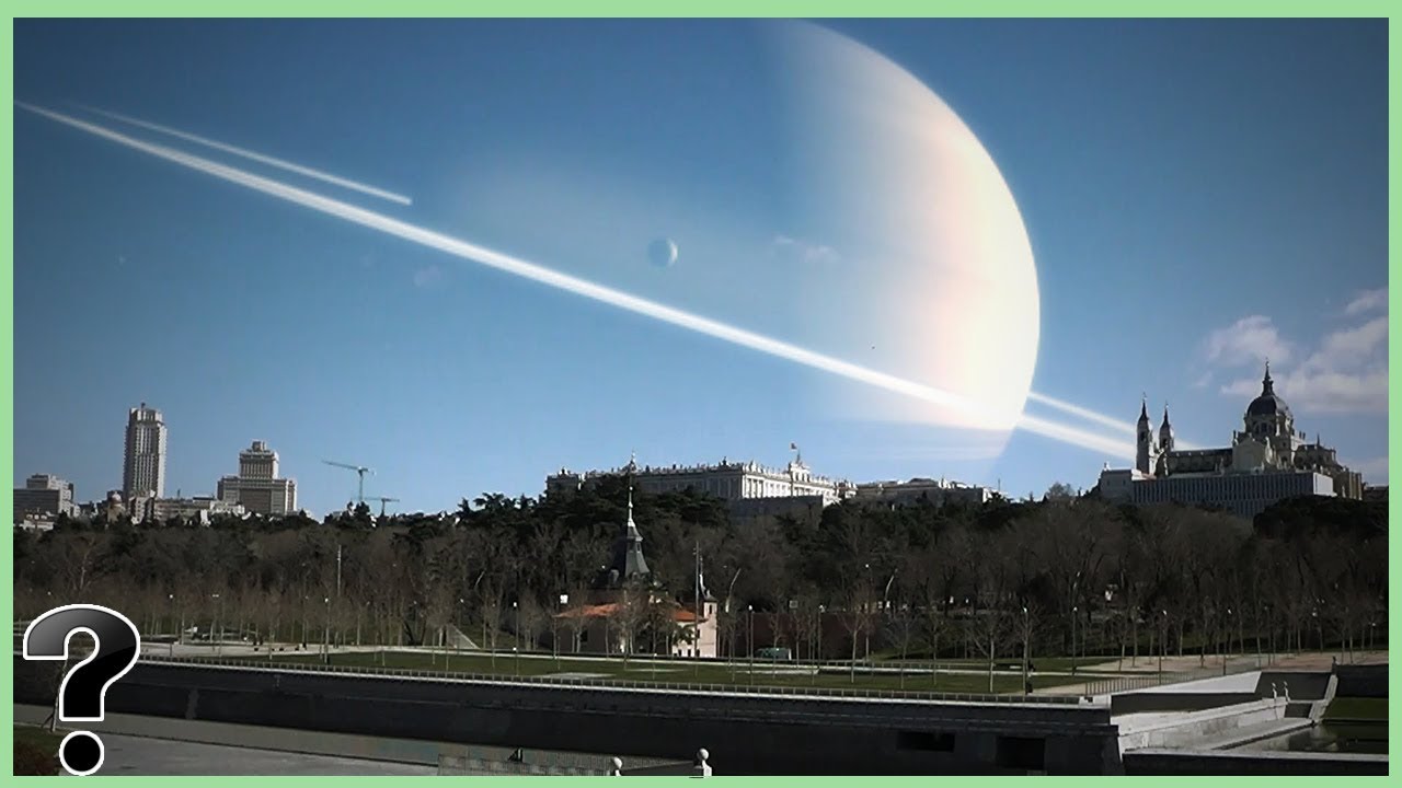 What If The Moon Was Replaced By Saturn?