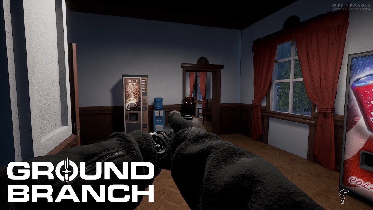 GROUND BRANCH 1034 Solo Gameplay | Terrorist Hunt: Bank | Veteran