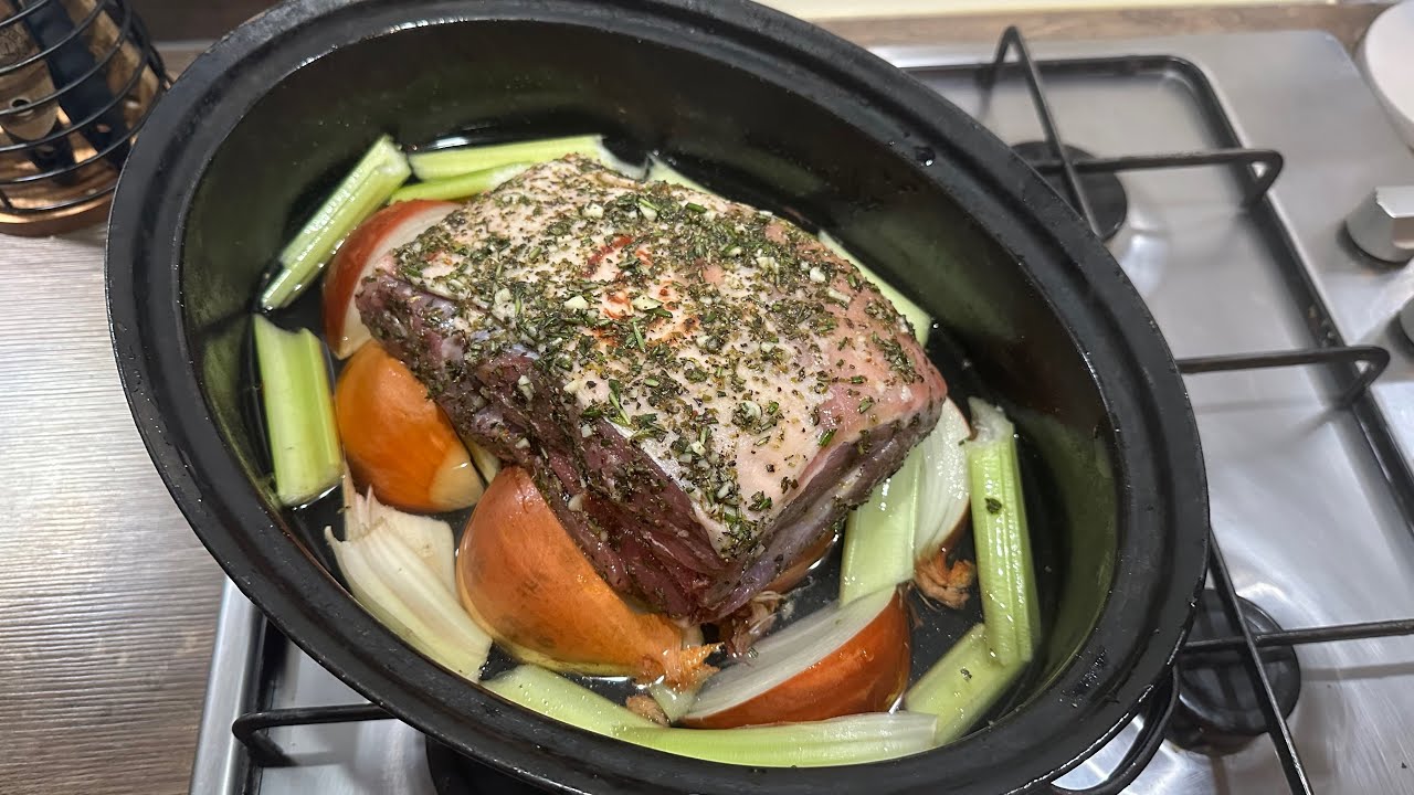 Slow cooked lamb shoulder ( 12 hours )