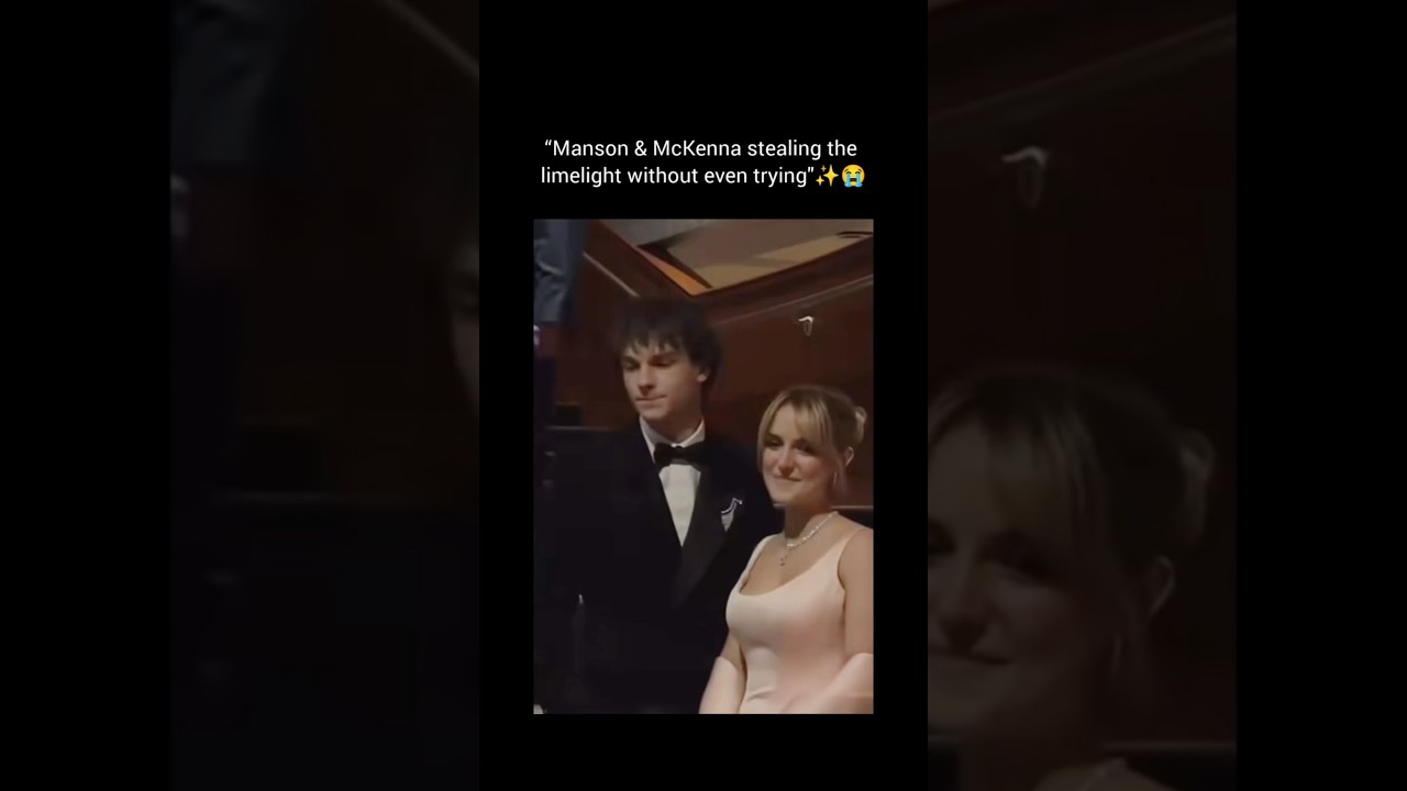 “Manson & McKenna not hiding anything, just naturally iconic😩😭