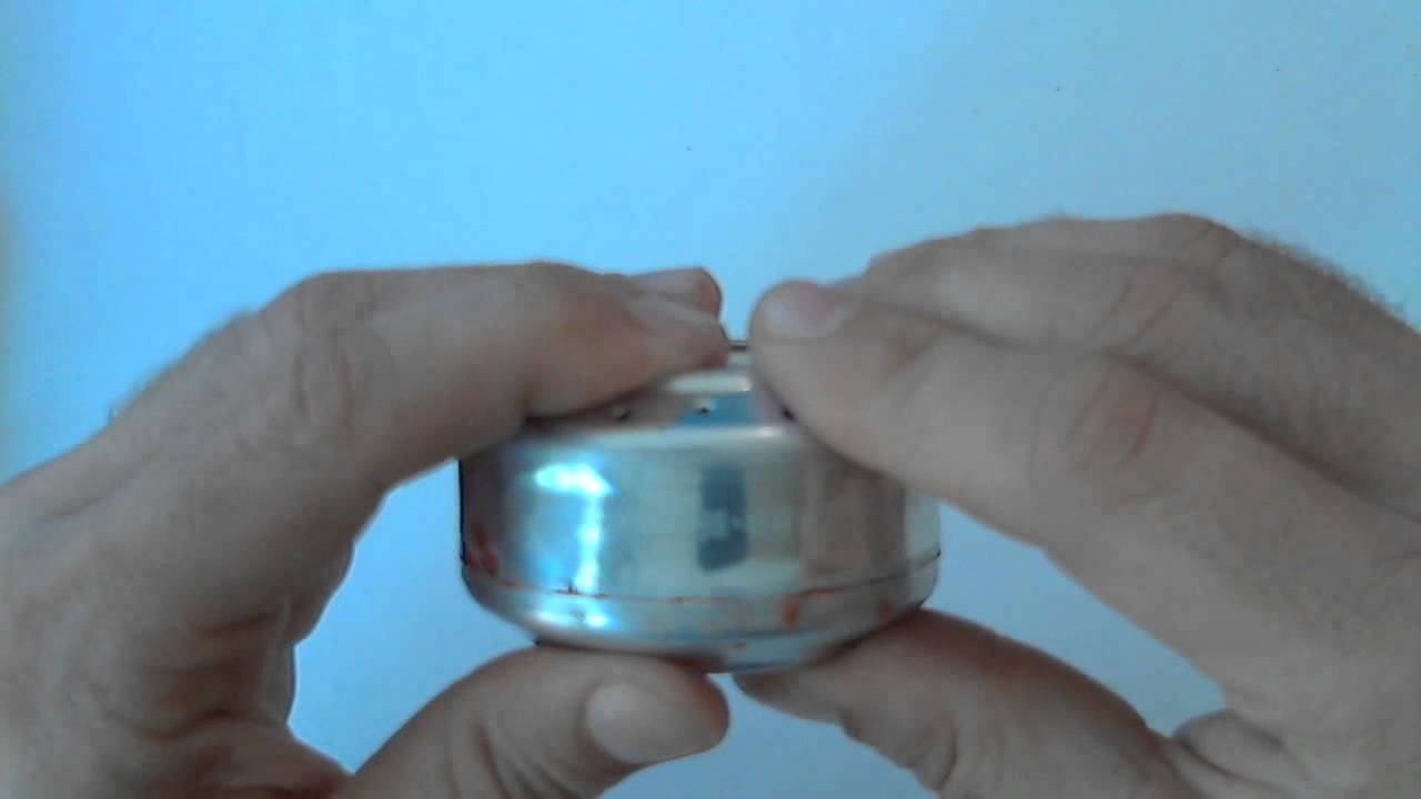 Penny Can Alcohol Stove - Quick How To and Lighting Demonstration.  Easy DIY.