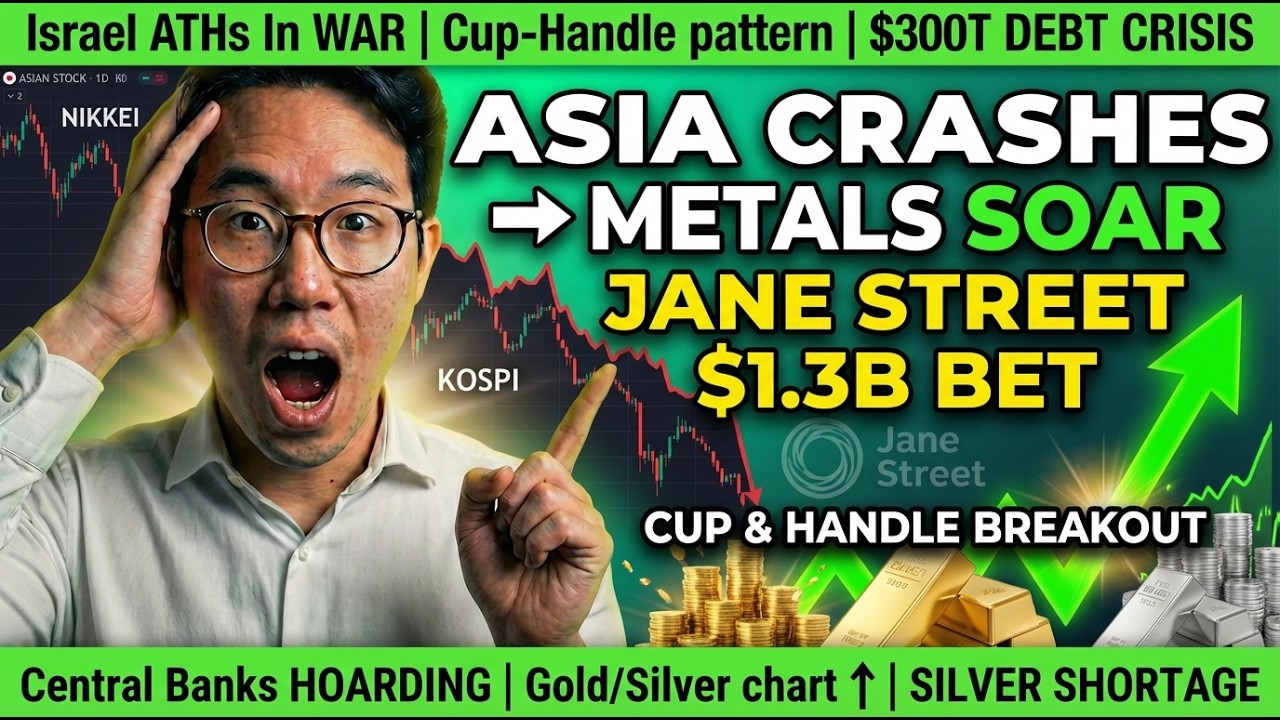 JUST IN: ASIA CRASHES 9% → Gold/Silver HOLD: Jane Street's $1.3B Signal